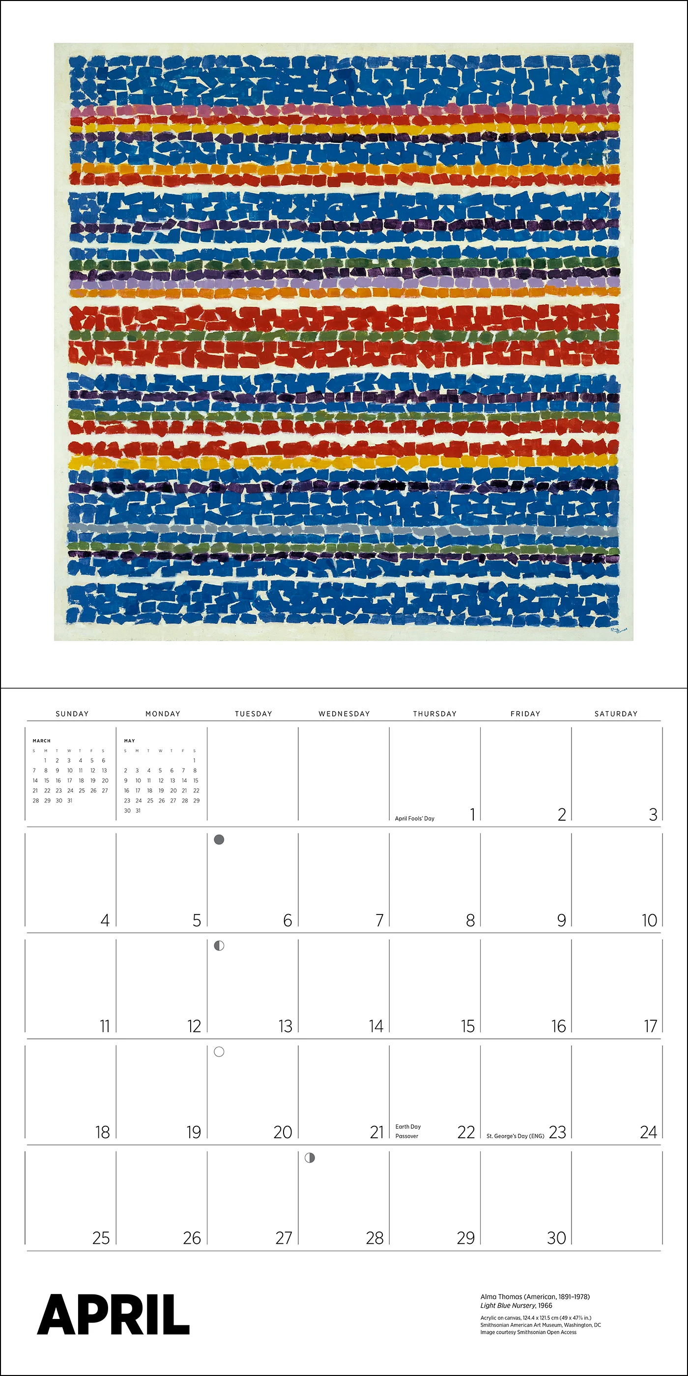 Alma Thomas 2027 Wall Calendar - Image 5