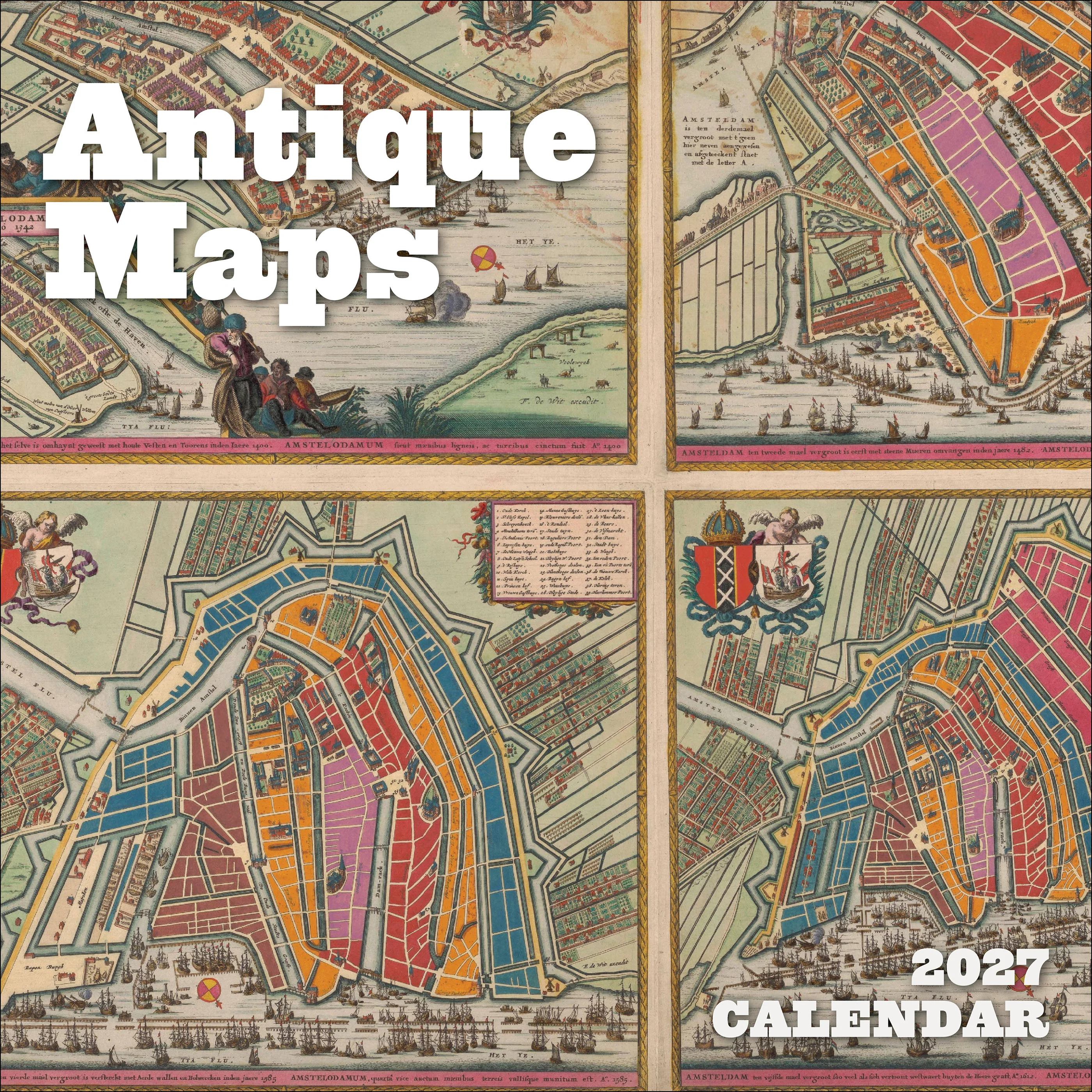 Antique Maps 2027 Wall Calendar