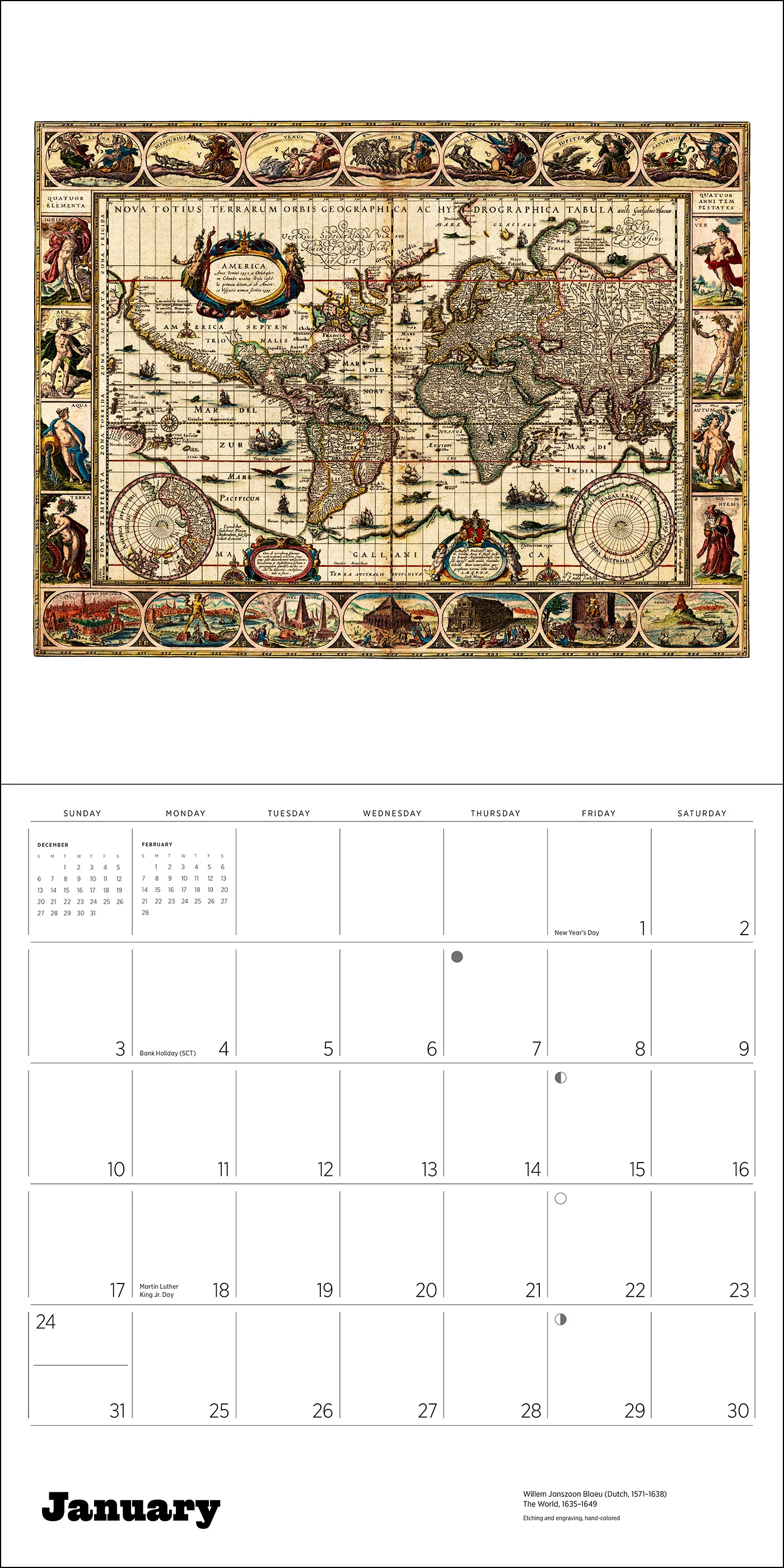 Antique Maps 2027 Wall Calendar - Image 2