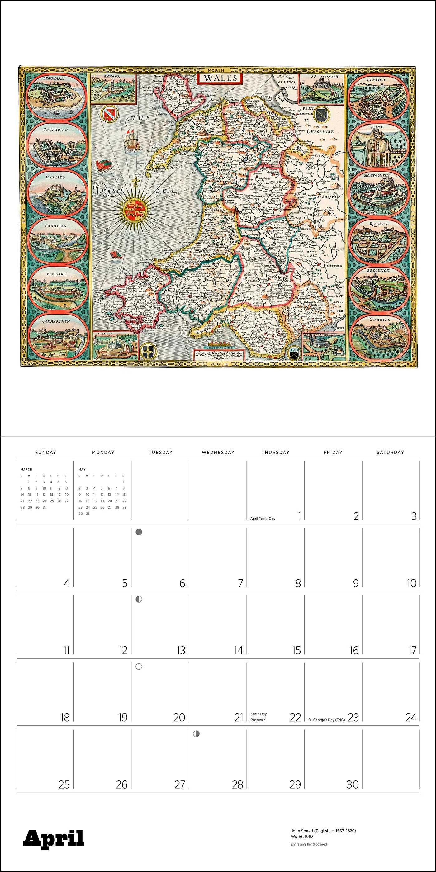 Antique Maps 2027 Wall Calendar - Image 5