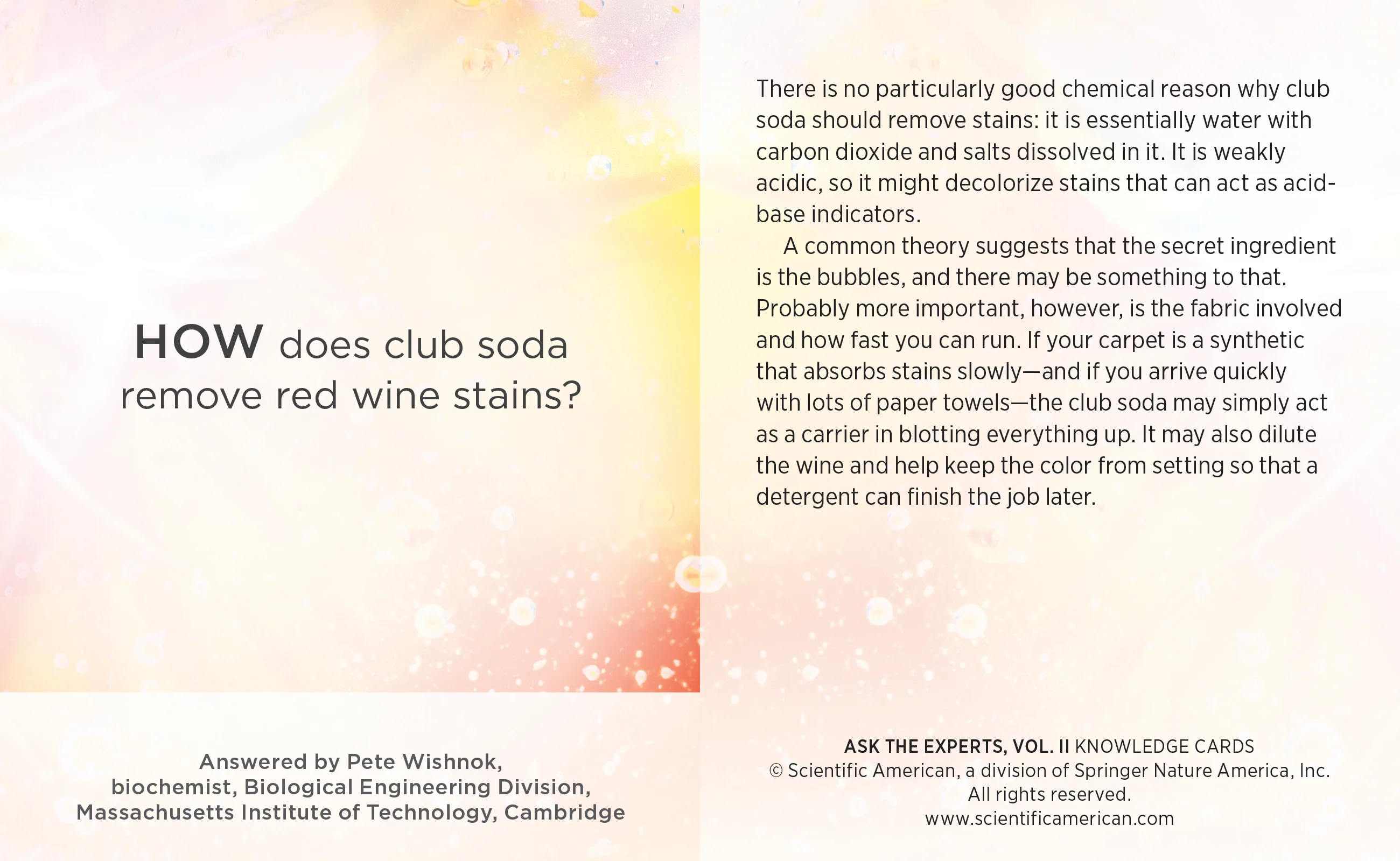 Ask the Experts: Mind-Blowing Answers to Science Questions, Vol. 2 Knowledge Cards - Image 4