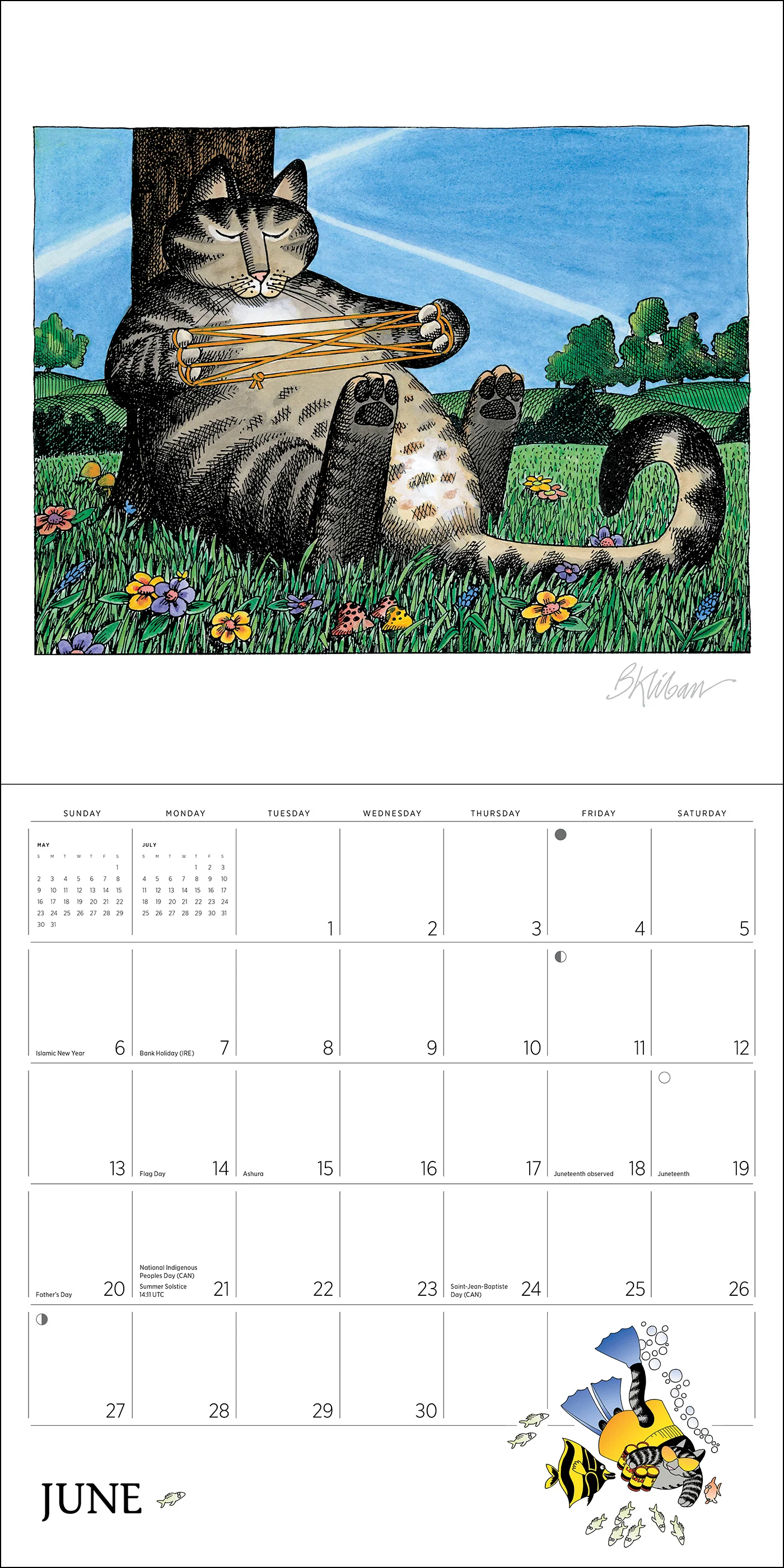 B. Kliban: CatCalendar 2027 Wall Calendar - Image 7