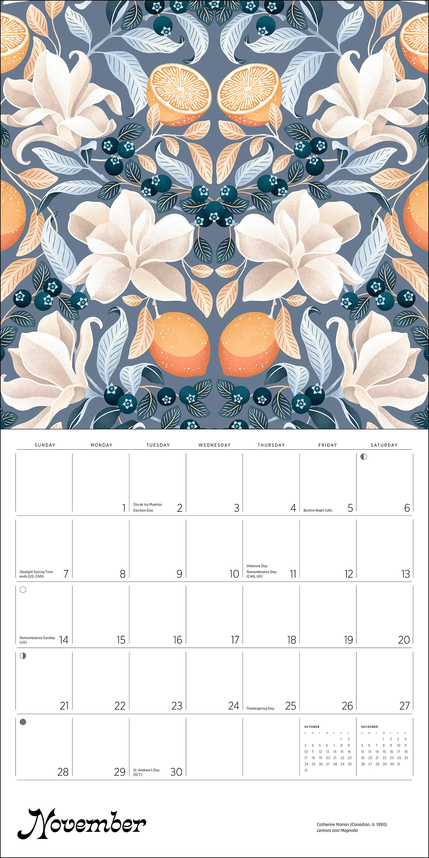 Catherine Marion: Folklore and Flora 2027 Wall Calendar - Image 3