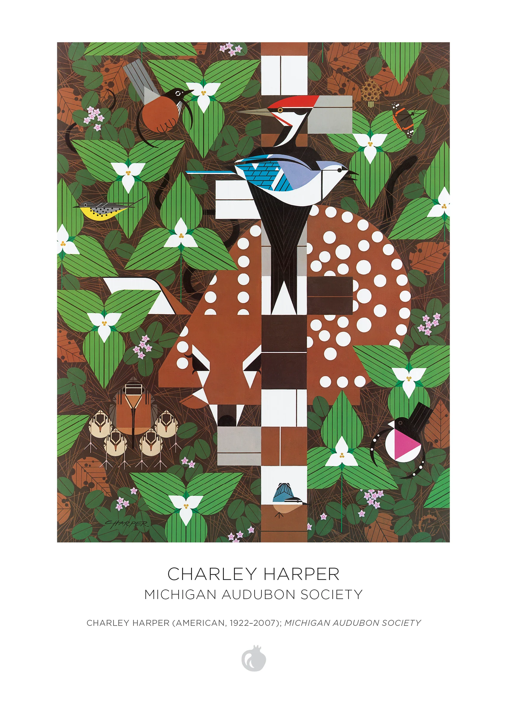 Charley Harper 120-Piece Double-Sided Jigsaw Puzzle Set - Image 9