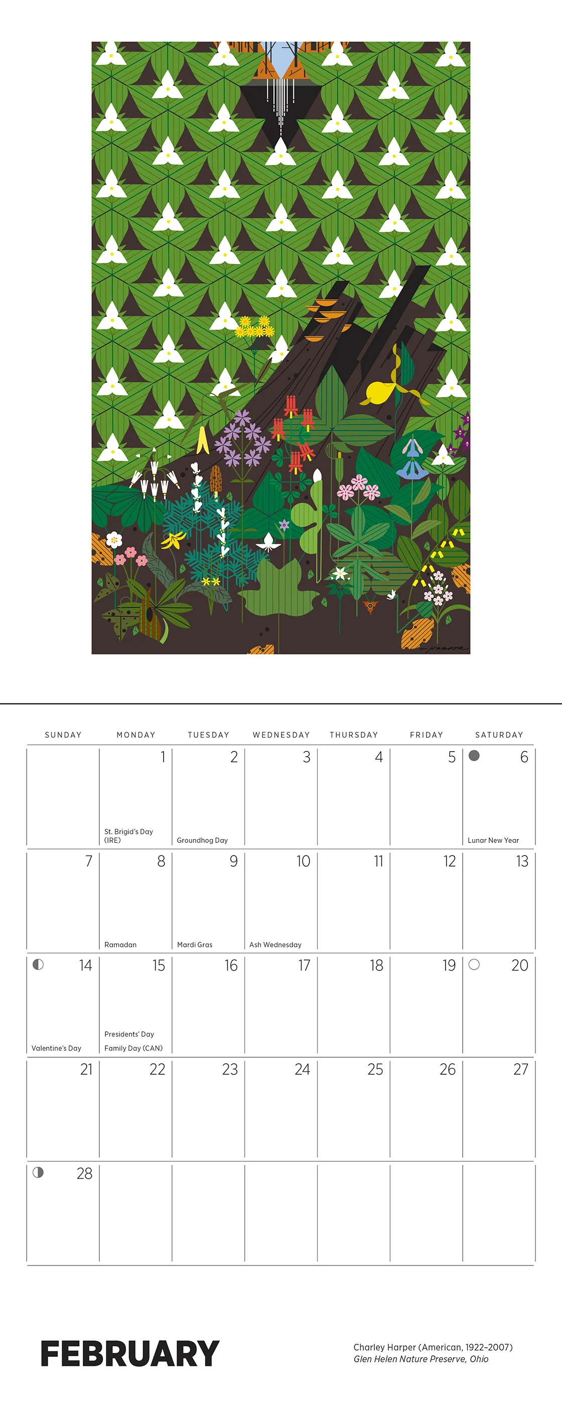 Charley Harper 2027 Mini Wall Calendar - Image 3