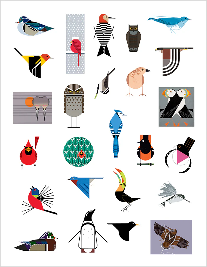 Charley Harper’s Birds Sticker Book - Image 3