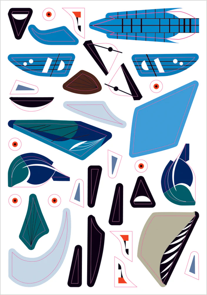 Charley Harper’s Sticky Birds: An Animal Sticker Kit - Image 4