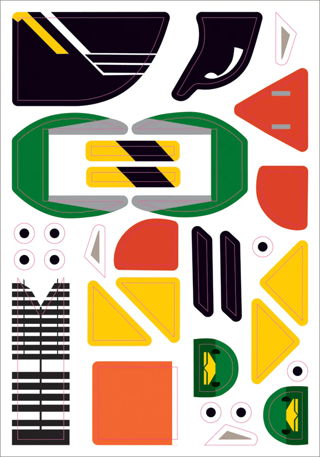 Charley Harper’s Sticky Birds: An Animal Sticker Kit - Image 5