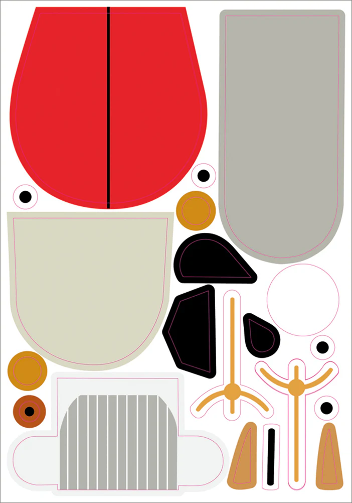 Charley Harper’s Sticky Critters: An Animal Sticker Kit - Image 4