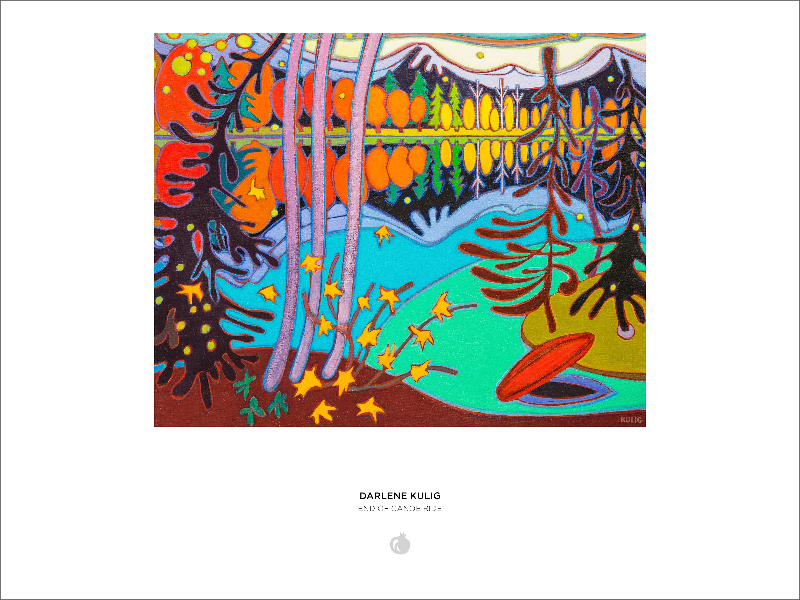 Darlene Kulig: End of Canoe Ride 1000-Piece Jigsaw Puzzle - Image 3