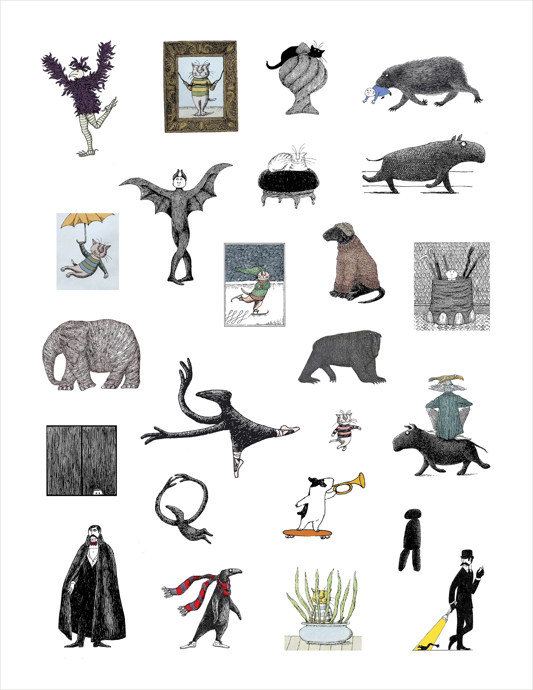 Edward Gorey Sticker Book - Image 4