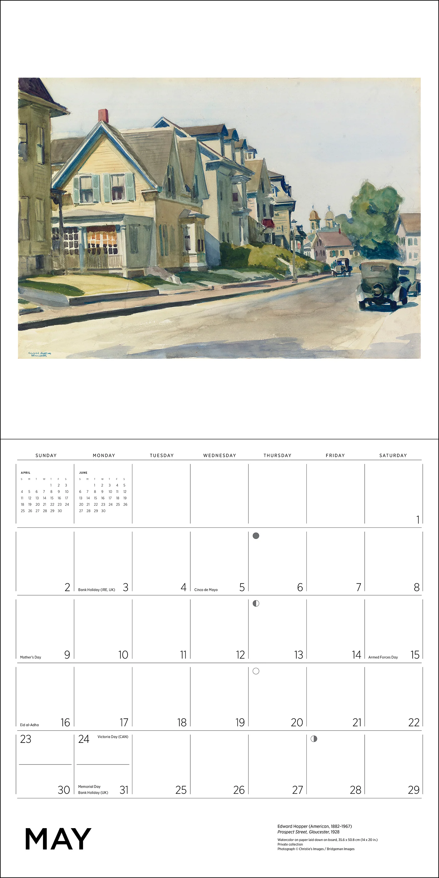 Edward Hopper 2027 Wall Calendar - Image 6