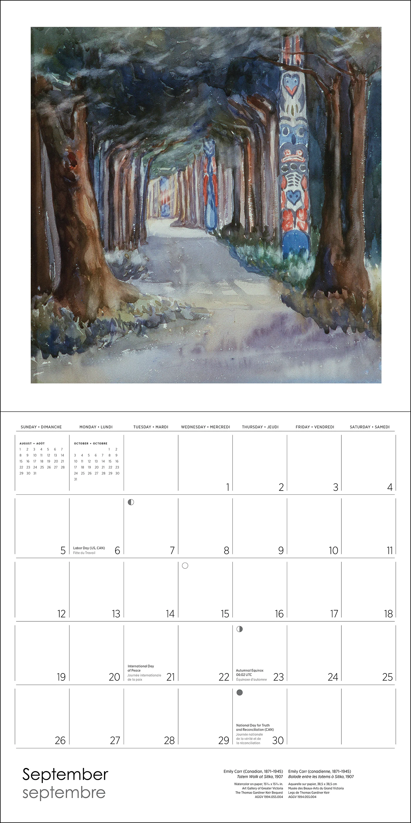 Emily Carr 2027 Wall Calendar - Image 4