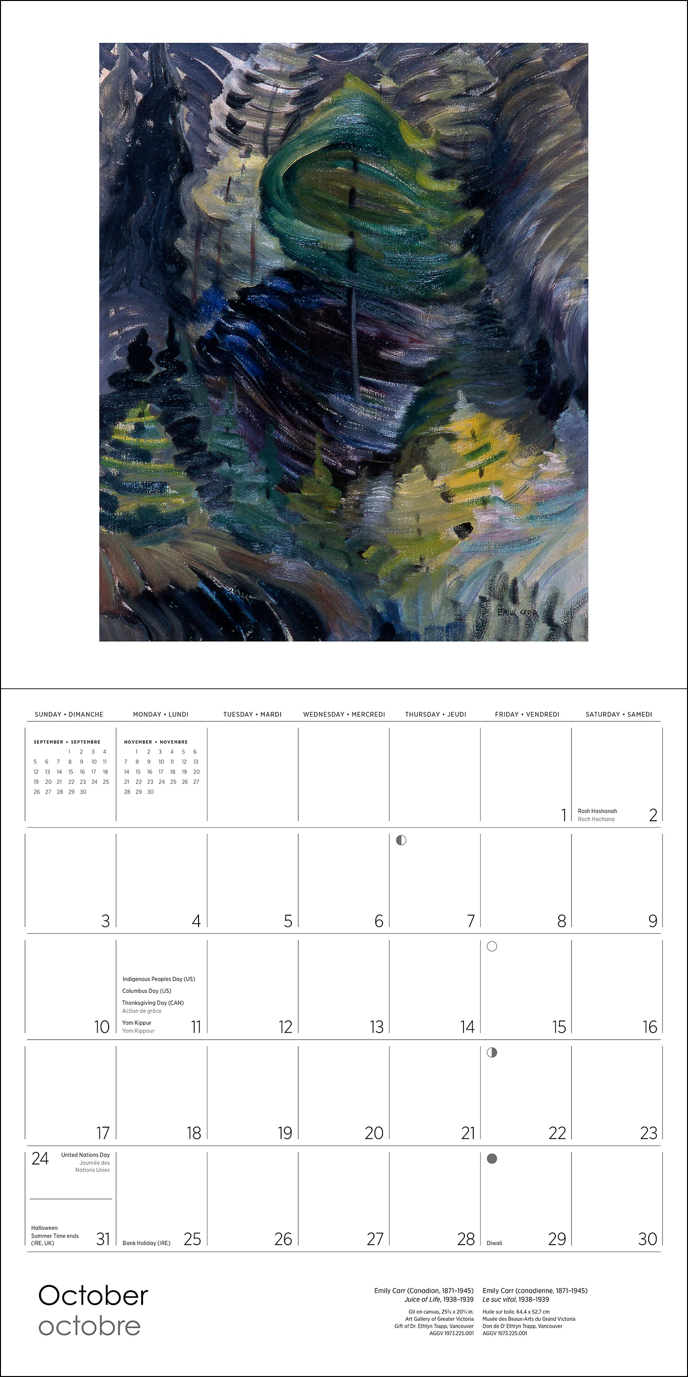 Emily Carr 2027 Wall Calendar - Image 5