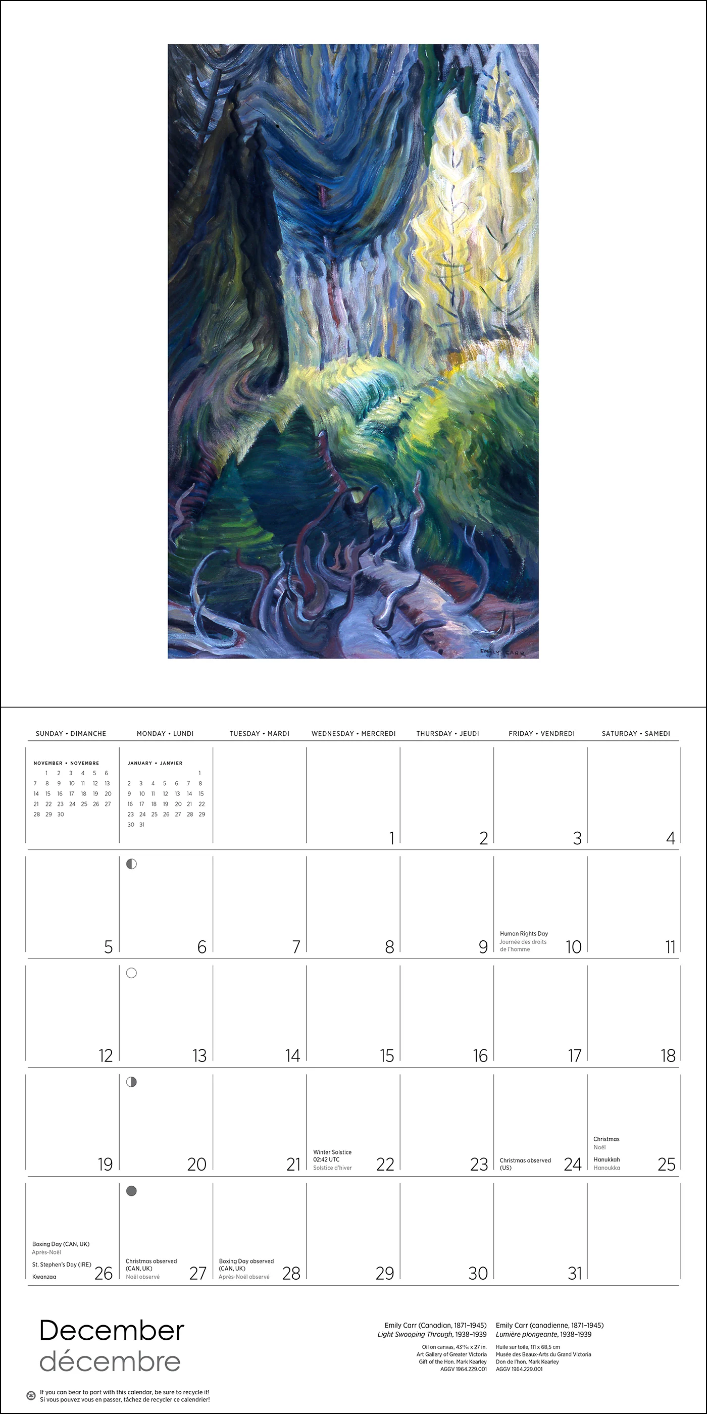 Emily Carr 2027 Wall Calendar - Image 7