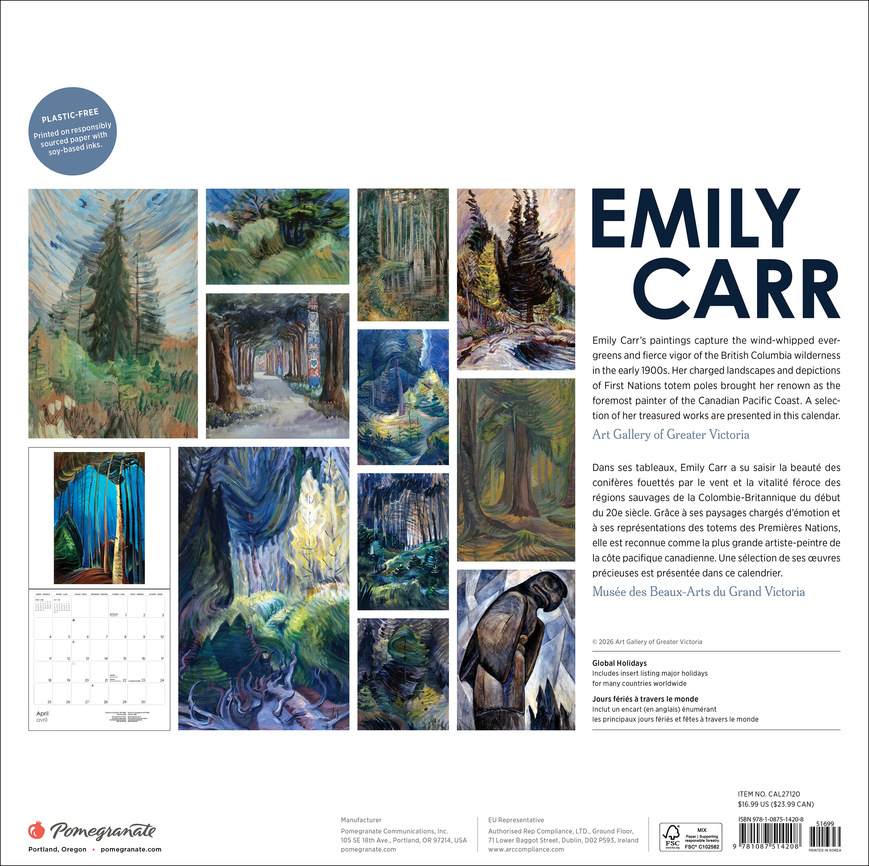 Emily Carr 2027 Wall Calendar - Image 8