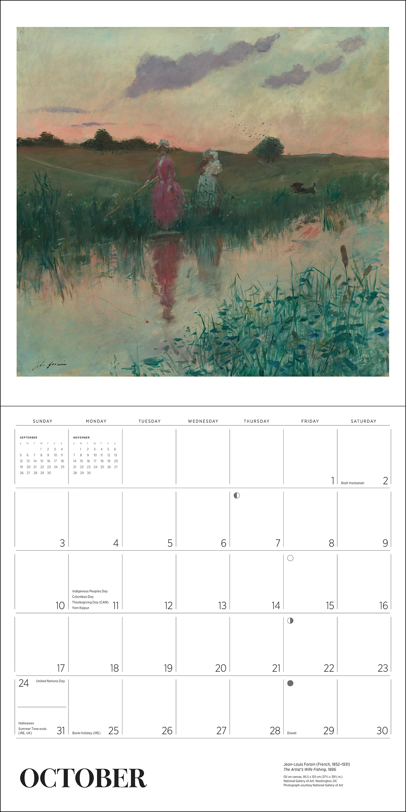Gardens of the Impressionists 2027 Wall Calendar - Image 4