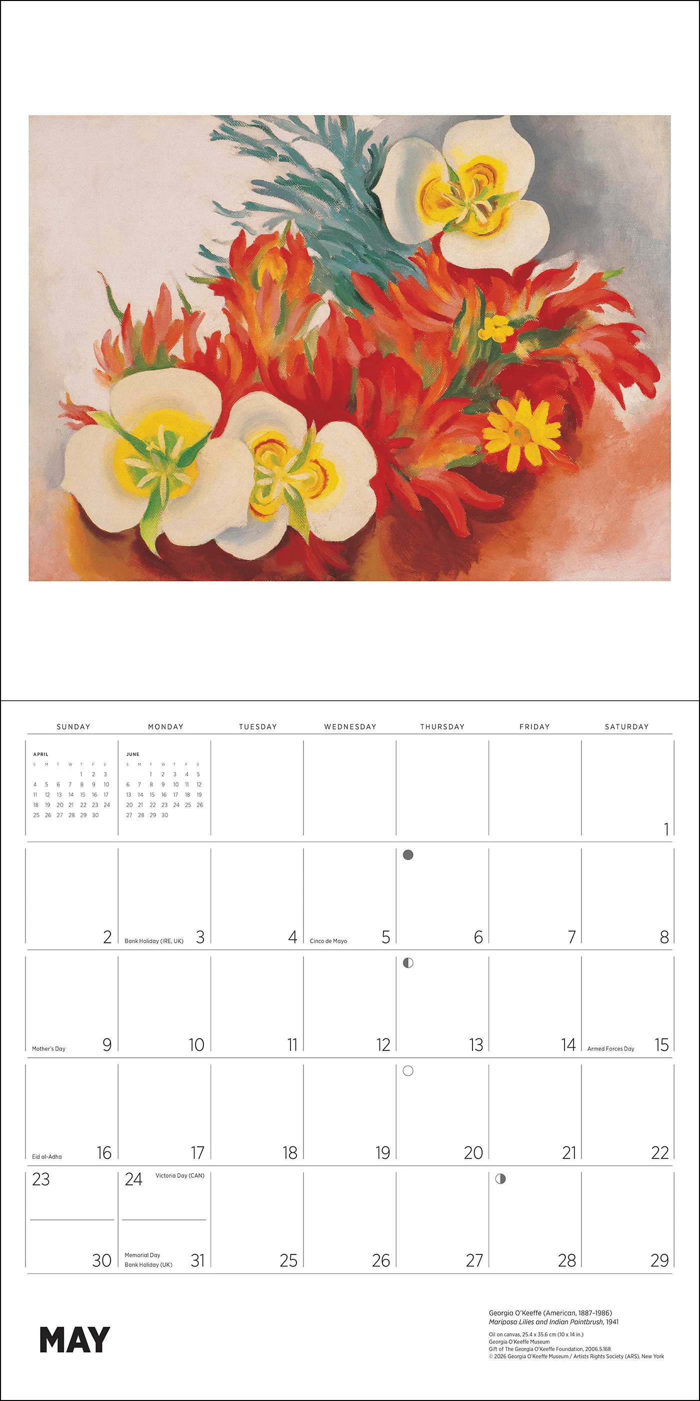 Georgia O'Keeffe 2027 Wall Calendar - Image 5