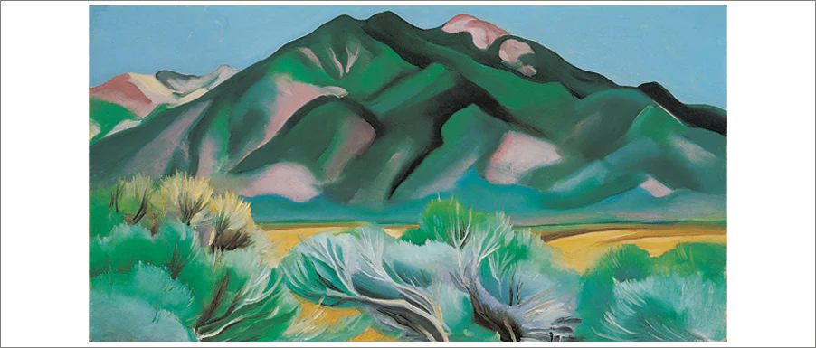 Georgia O'Keeffe: Landscapes Panoramic Boxed Notecard Assortment - Image 4