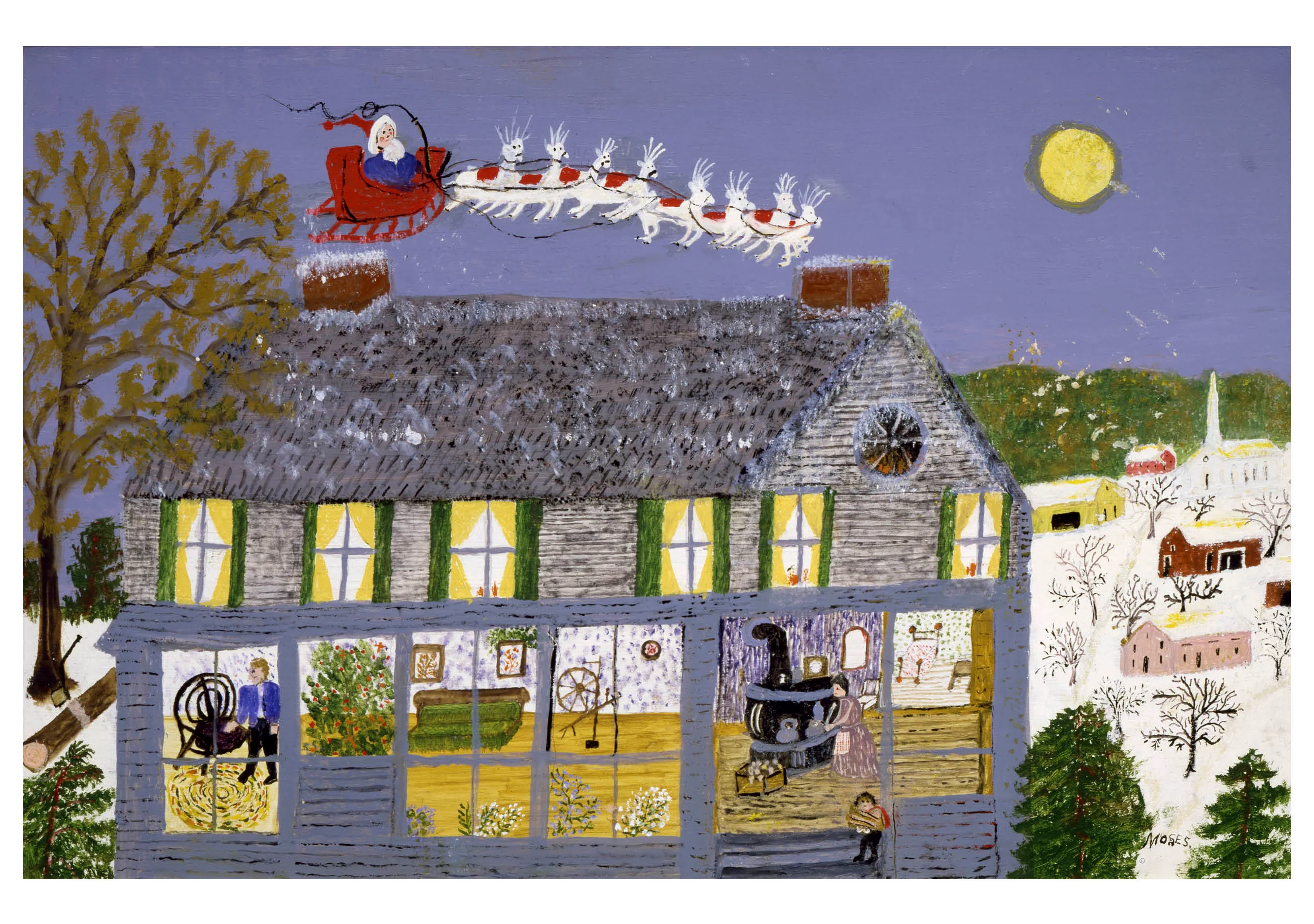 Grandma Moses Holiday Card Assortment - Image 4