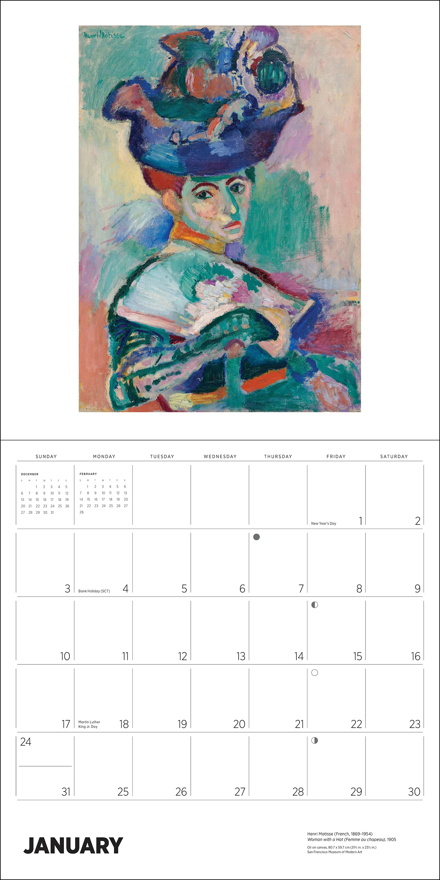 Henri Matisse 2027 Wall Calendar - Image 3