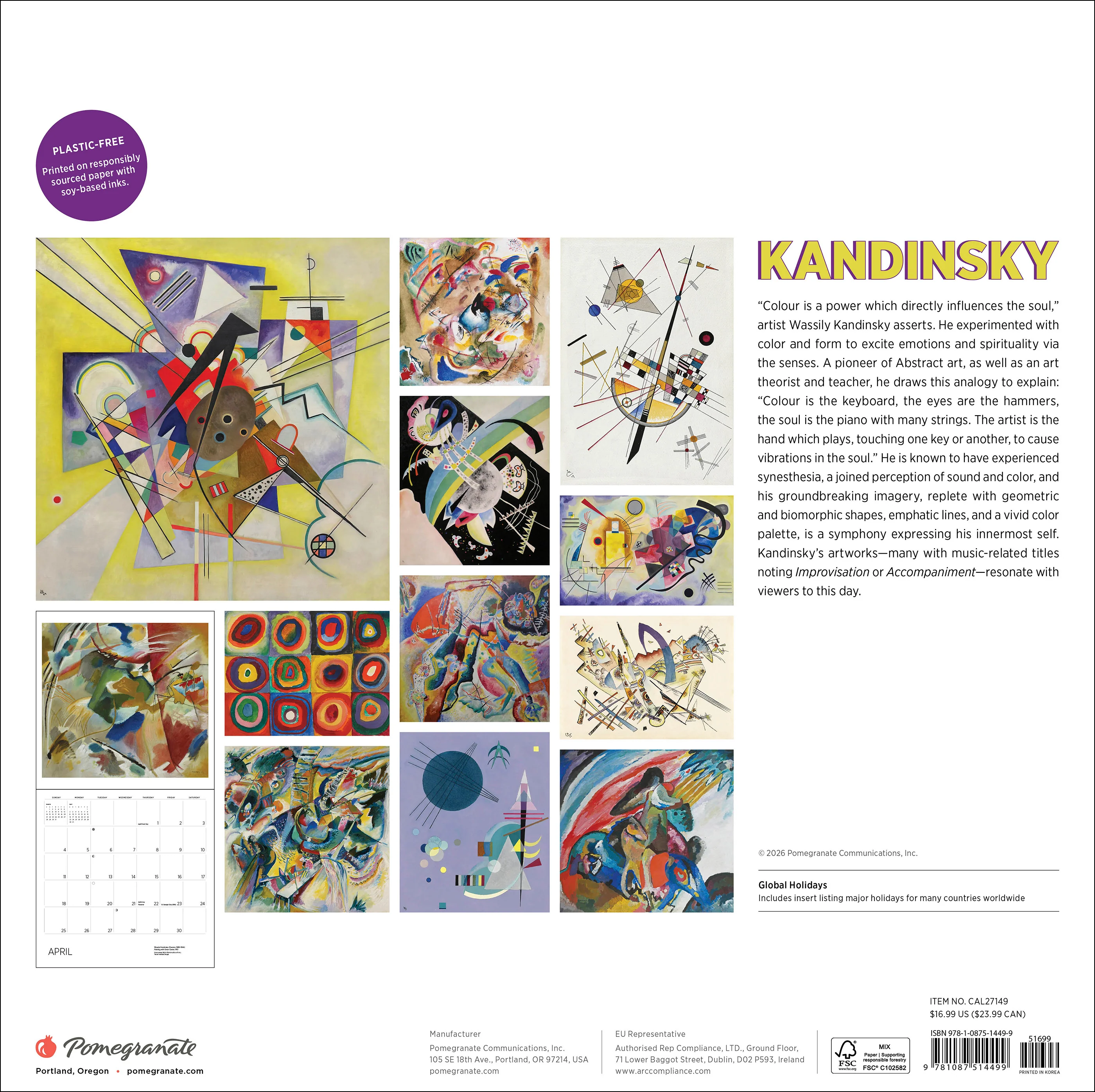 Kandinsky 2027 Wall Calendar - Image 8