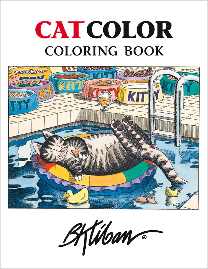 B. Kliban CatColor Coloring Book - Image 2