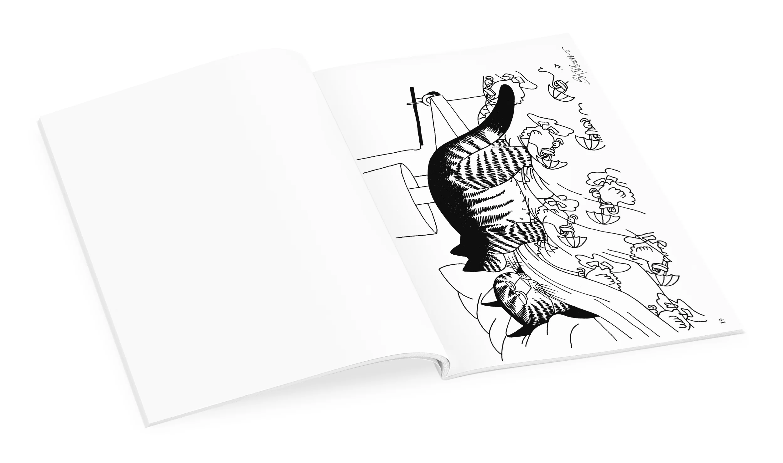 B. Kliban CatColor Coloring Book - Image 3