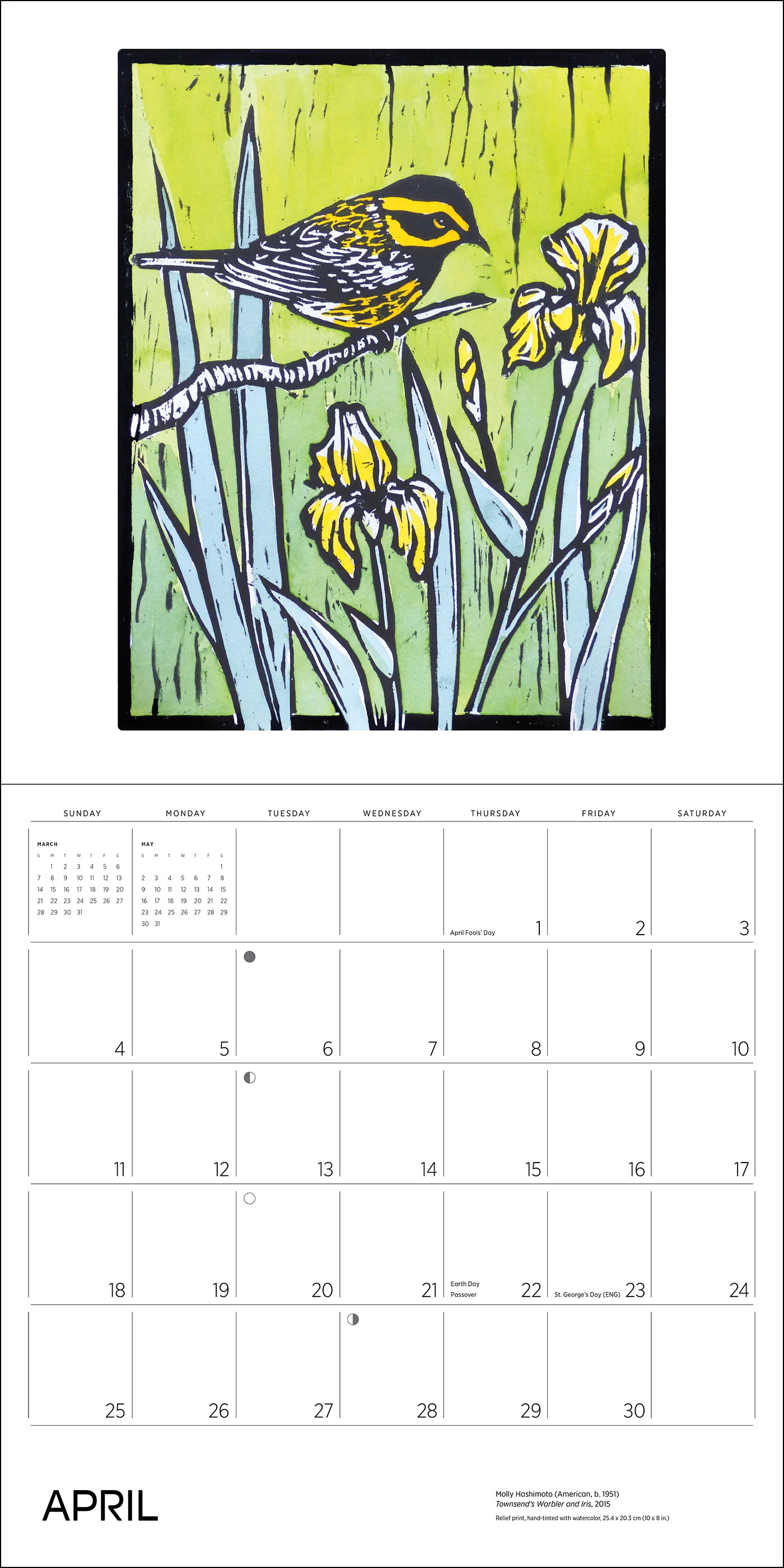 Molly Hashimoto: Birds 2027 Wall Calendar - Image 6