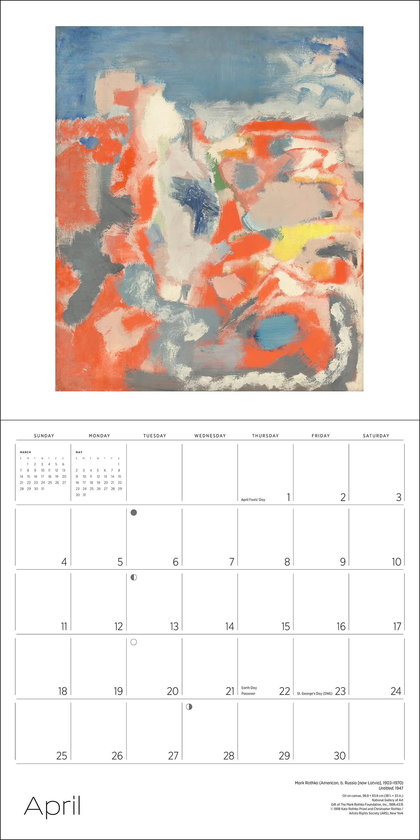 Rothko 2027 Wall Calendar - Image 6