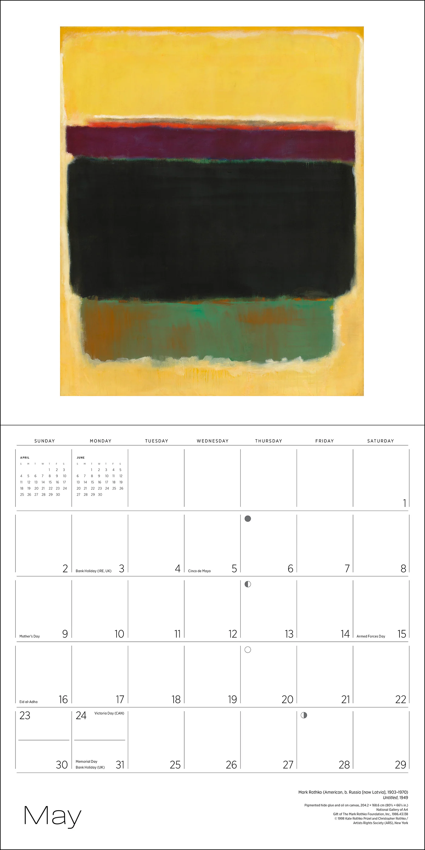 Rothko 2027 Wall Calendar - Image 7