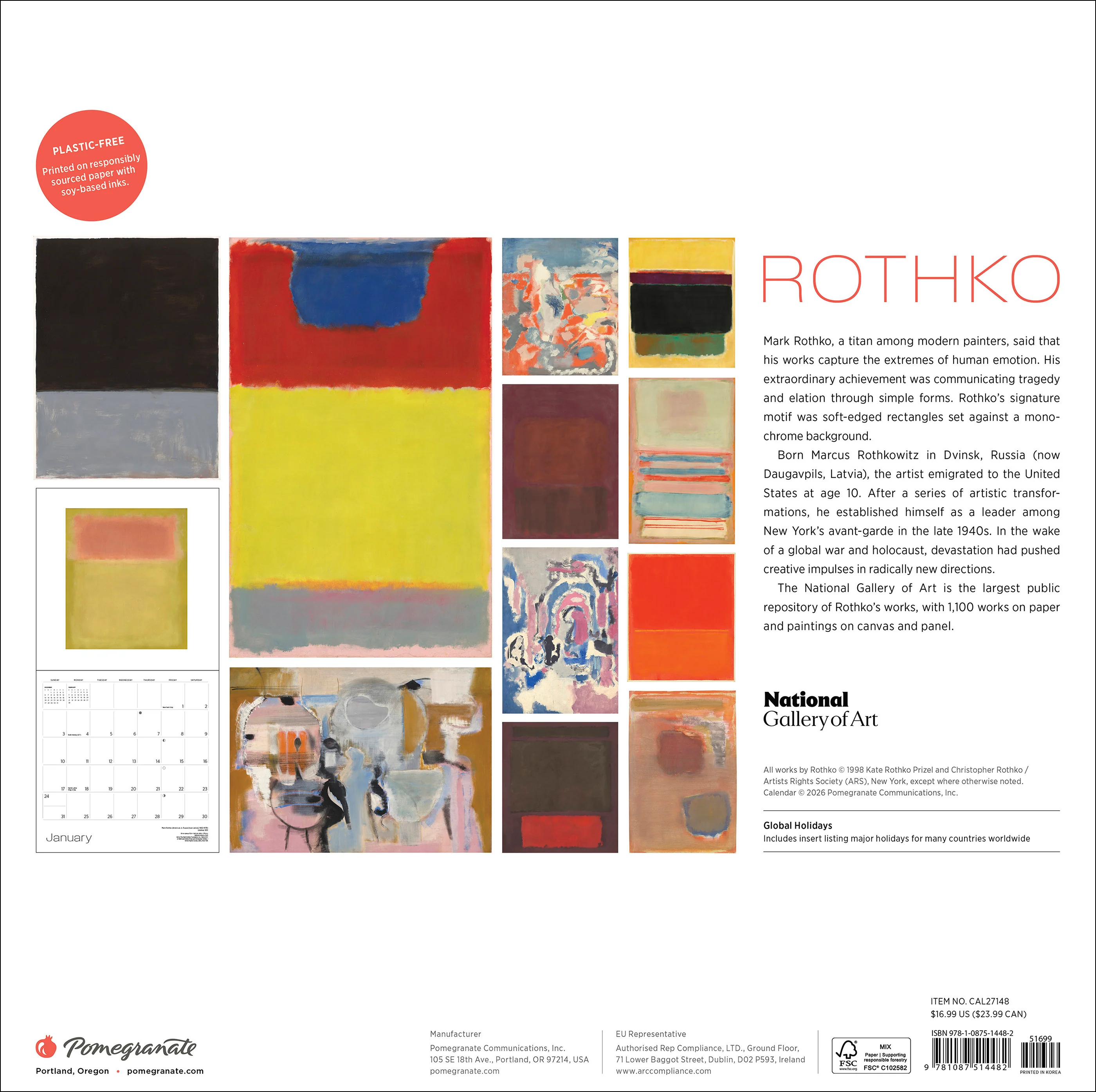 Rothko 2027 Wall Calendar - Image 8