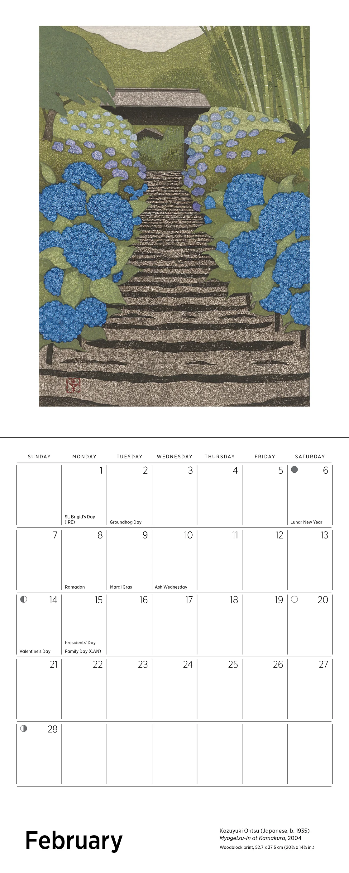 Serenity: Kazuyuki Ohtsu 2027 Mini Wall Calendar - Image 4