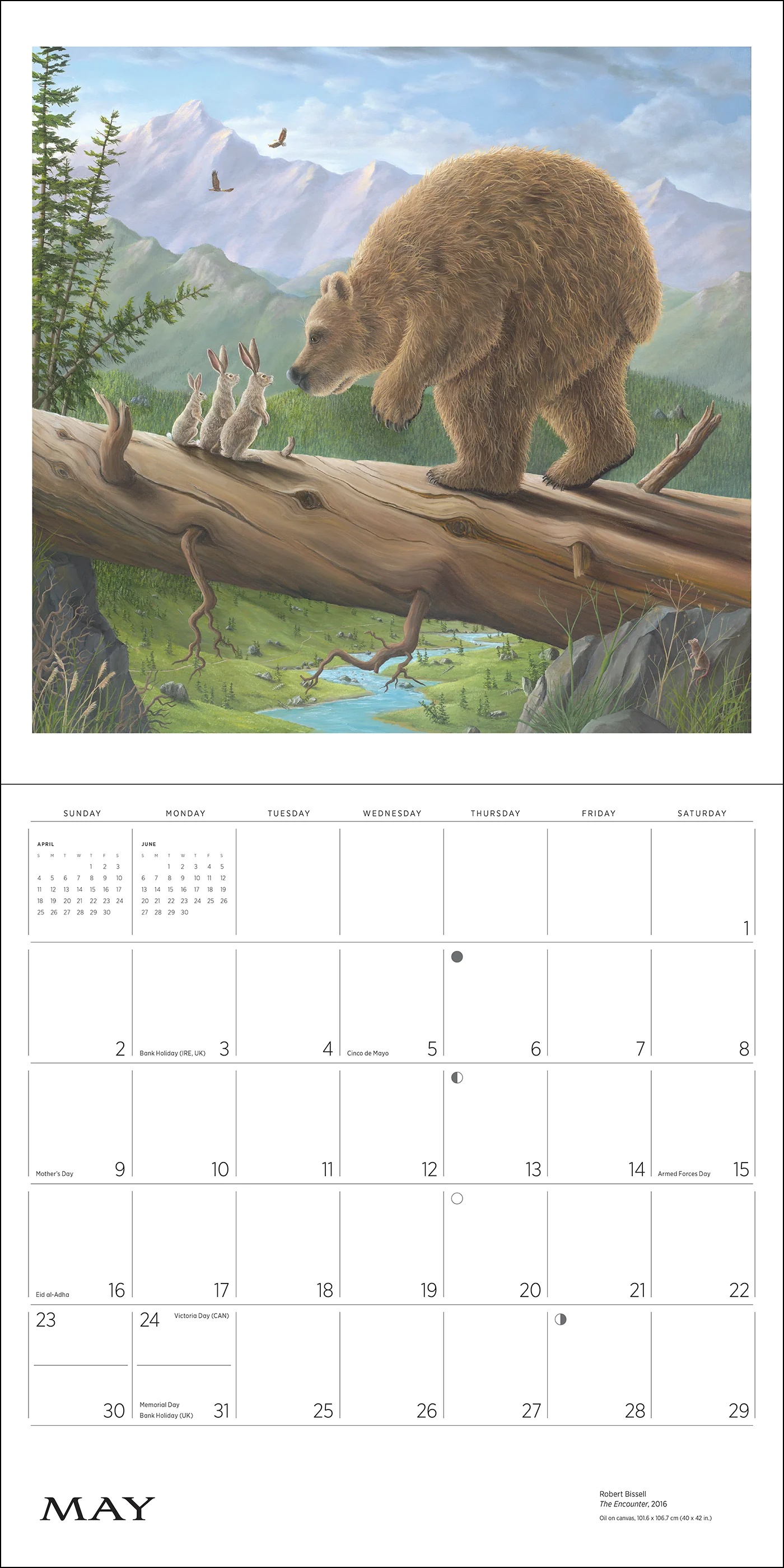 Spirit: The Paintings of Robert Bissell 2027 Wall Calendar - Image 4