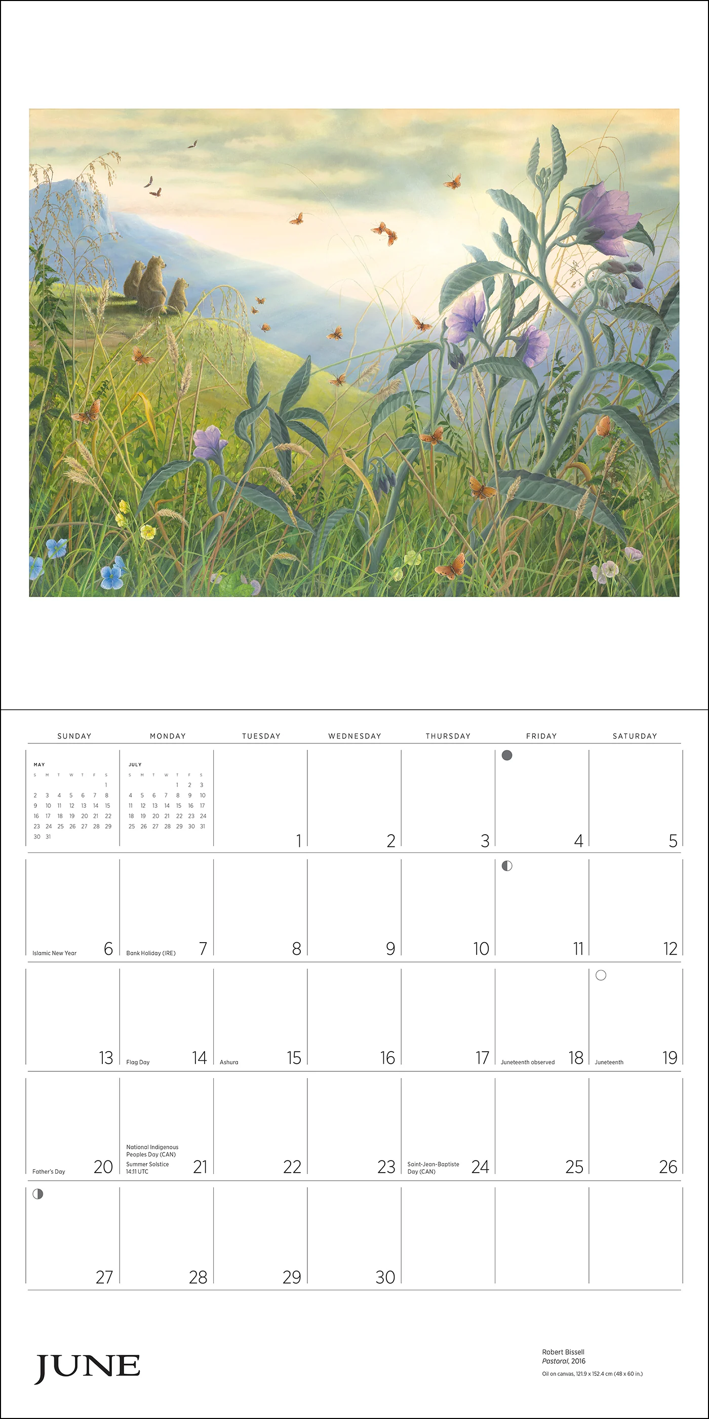 Spirit: The Paintings of Robert Bissell 2027 Wall Calendar - Image 5