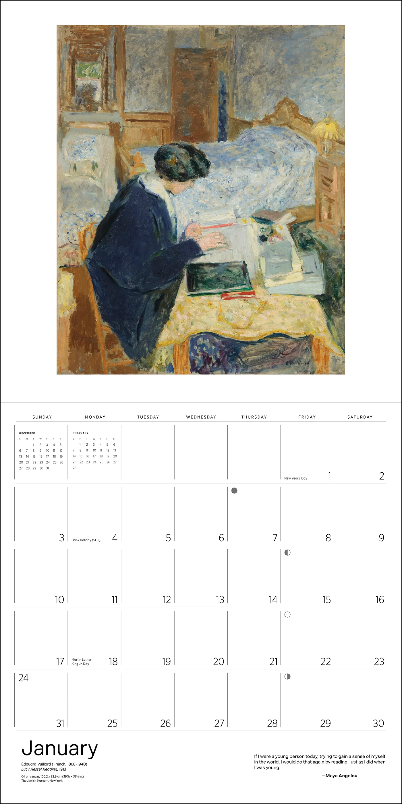 The Reading Woman 2027 Wall Calendar - Image 3