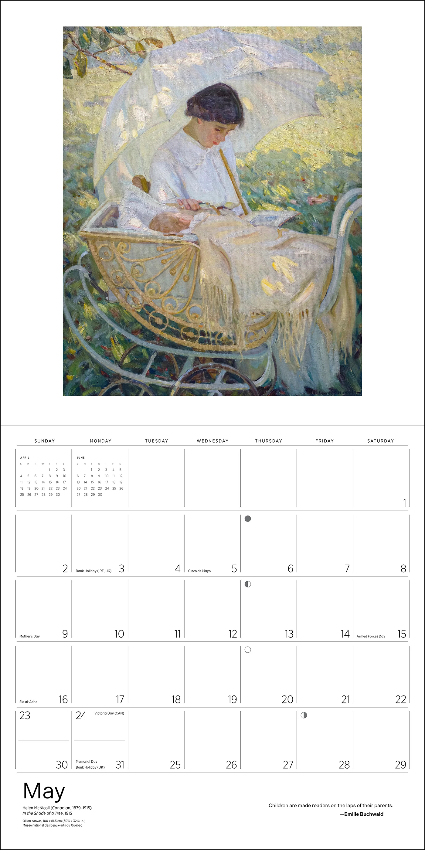 The Reading Woman 2027 Wall Calendar - Image 7