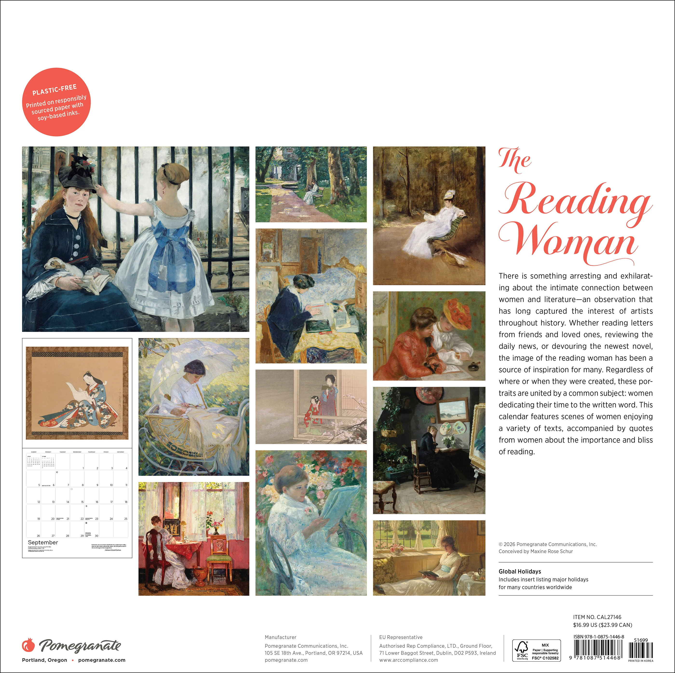 The Reading Woman 2027 Wall Calendar - Image 8