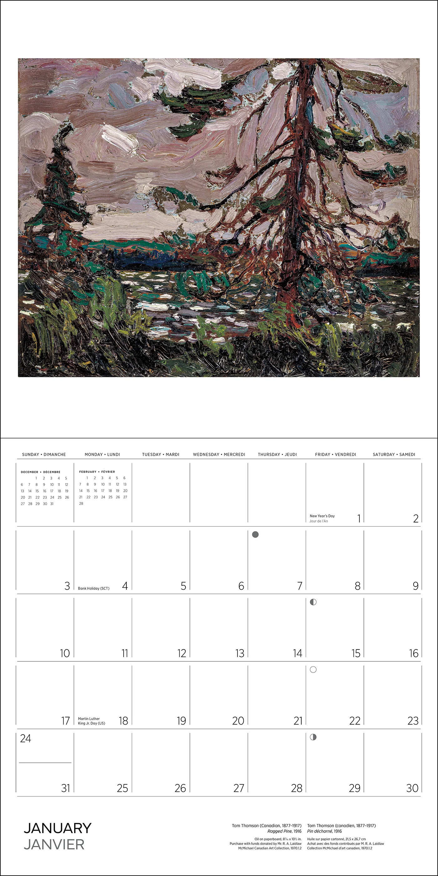 Tom Thomson 2027 Wall Calendar - Image 3