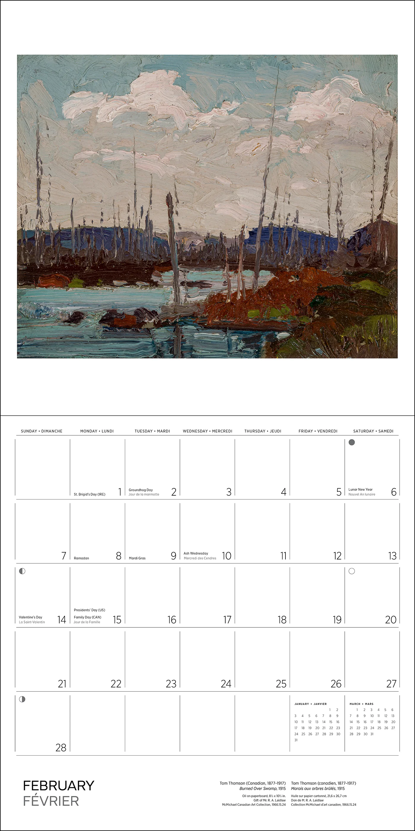 Tom Thomson 2027 Wall Calendar - Image 4