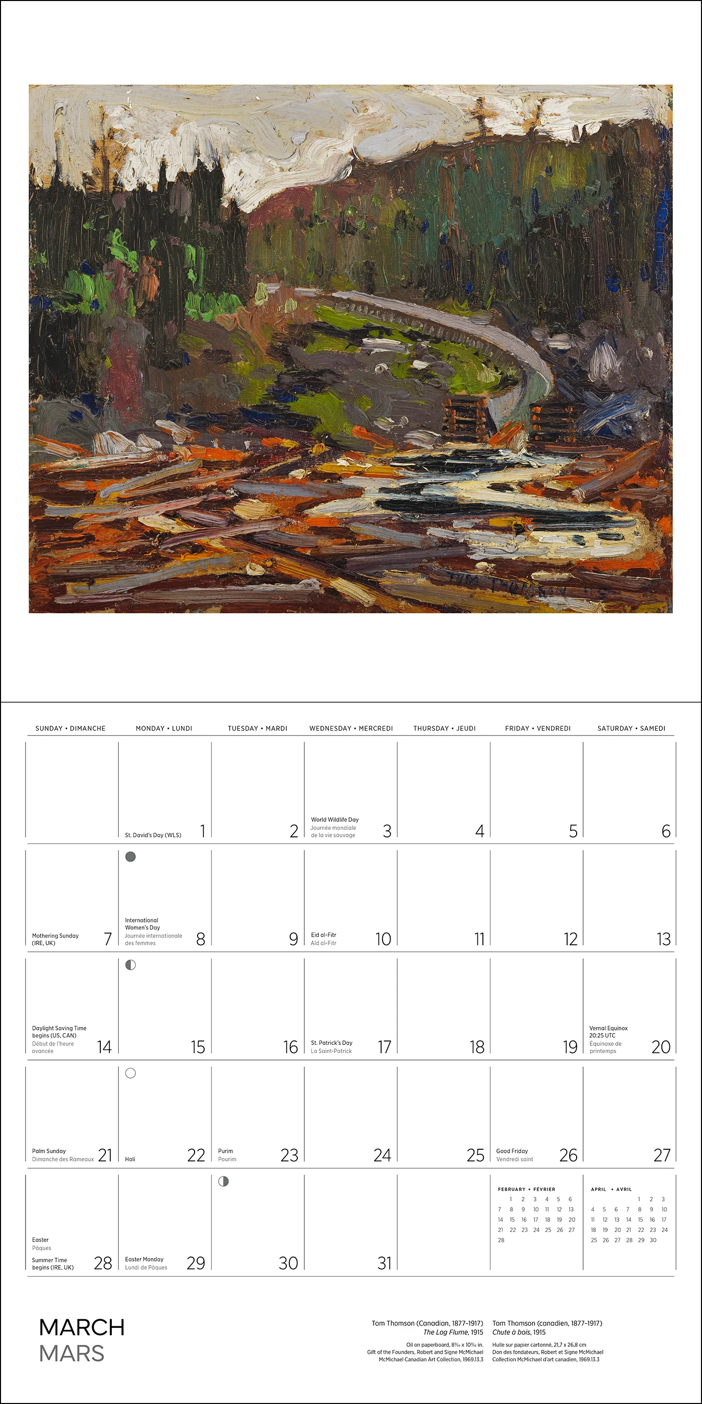 Tom Thomson 2027 Wall Calendar - Image 5