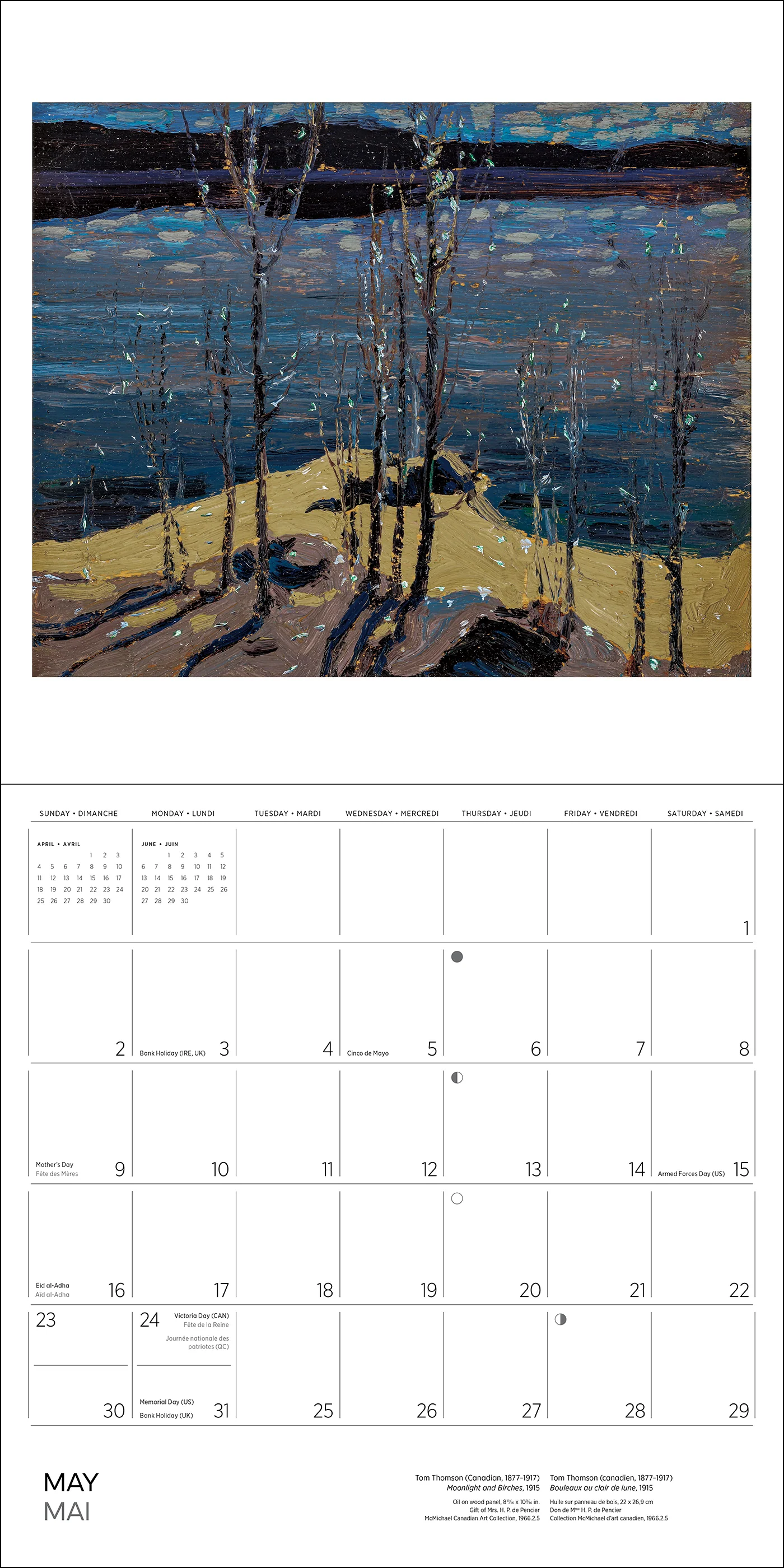 Tom Thomson 2027 Wall Calendar - Image 7
