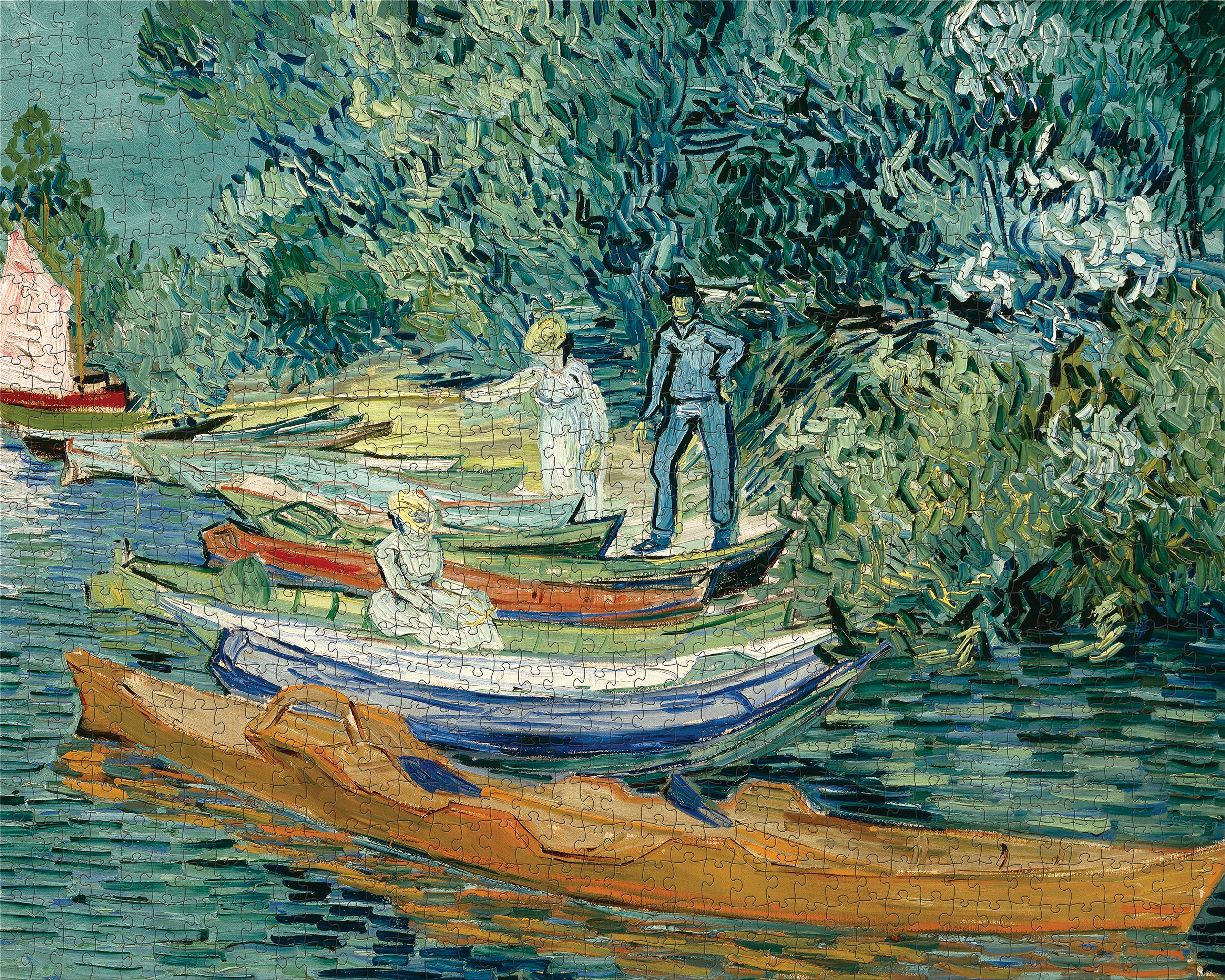 Vincent van Gogh: Bank of the Oise at Auvers 1000-Piece Jigsaw Puzzle - Image 2