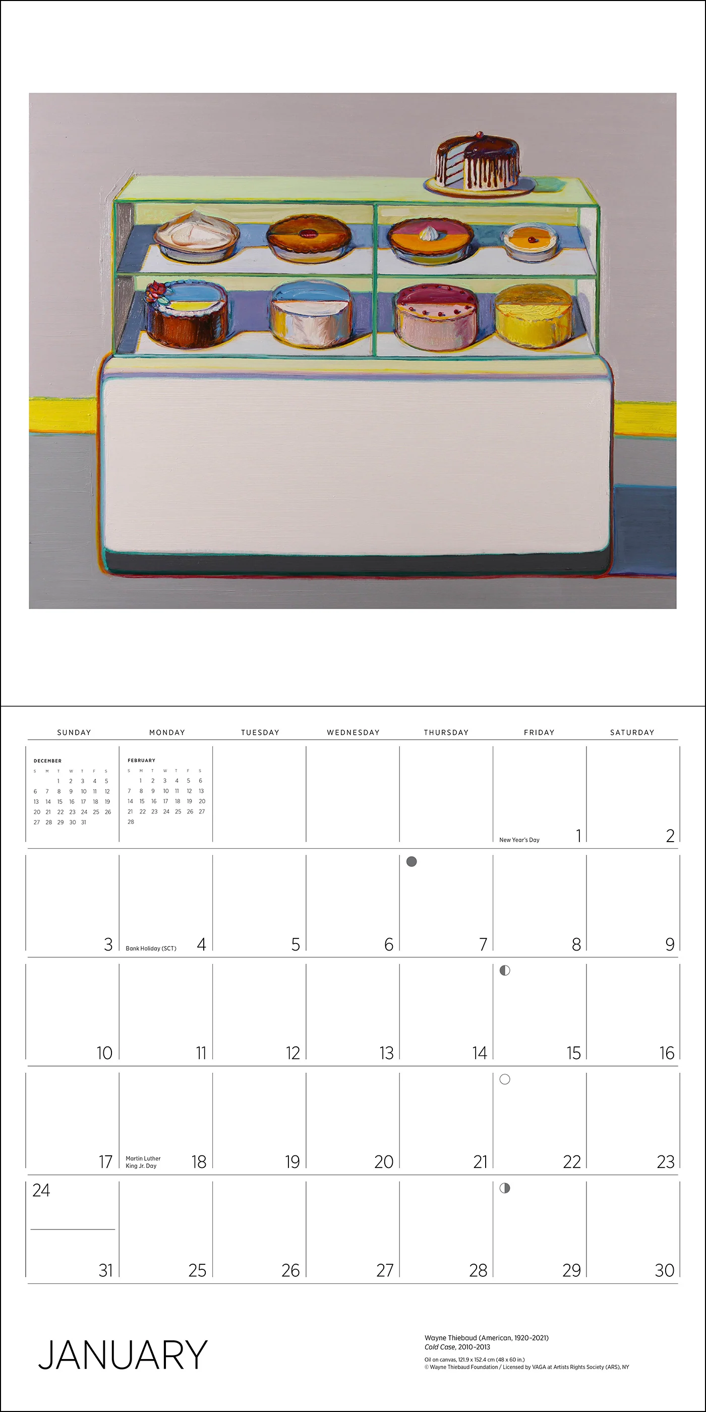 Wayne Thiebaud 2027 Wall Calendar - Image 2