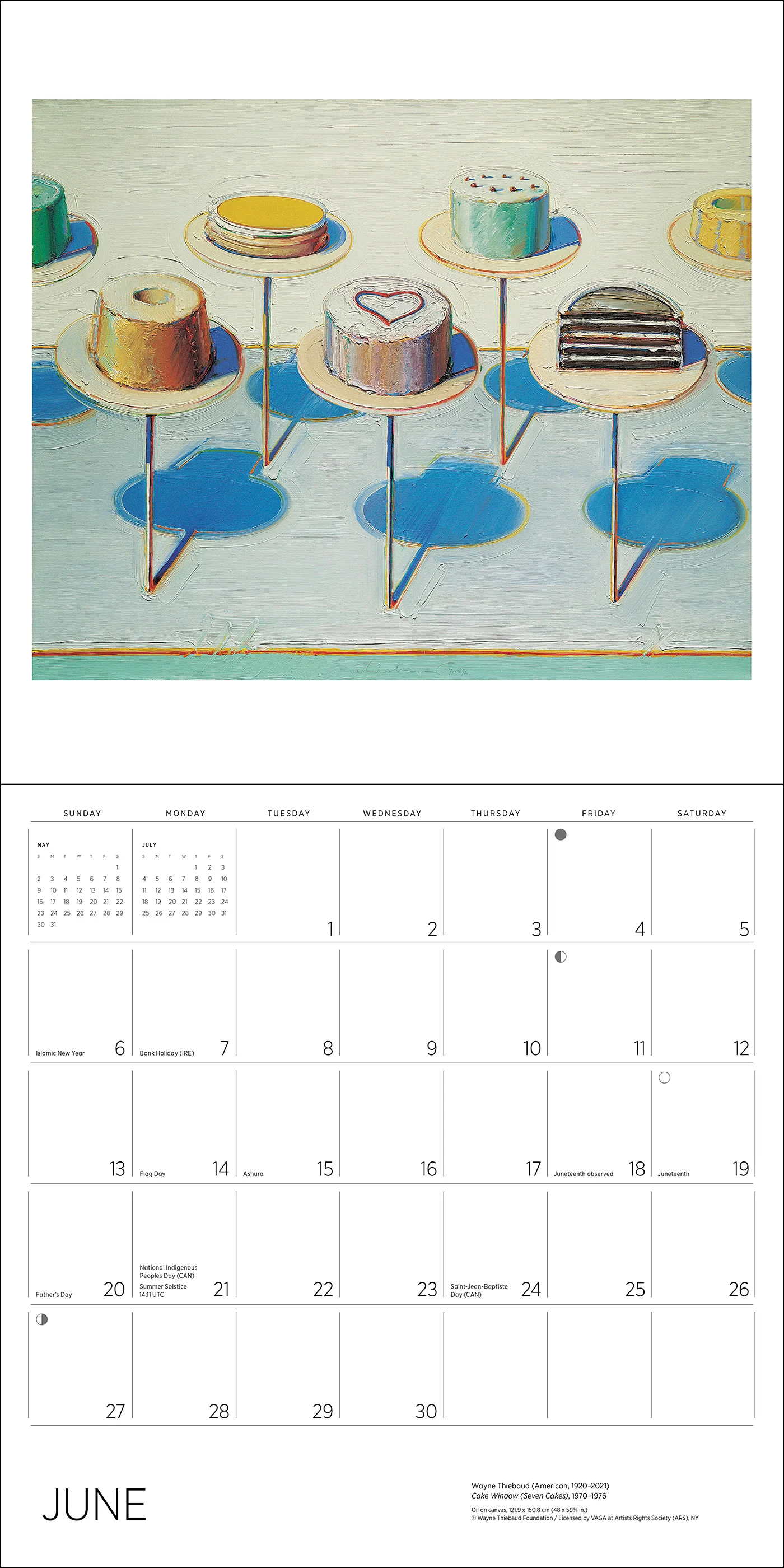 Wayne Thiebaud 2027 Wall Calendar - Image 6