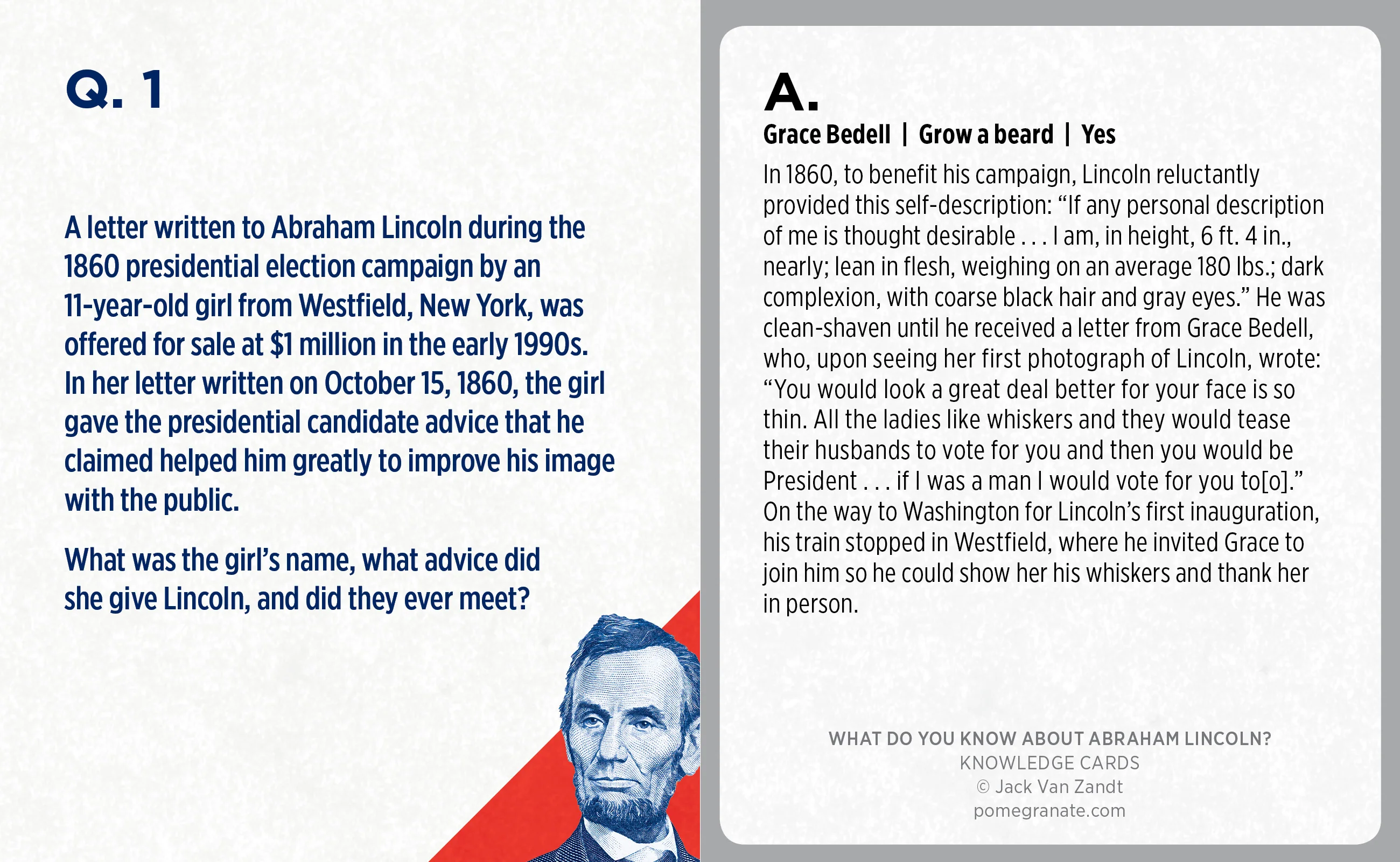 What Do You Know about Abraham Lincoln? Knowledge Cards - Image 3