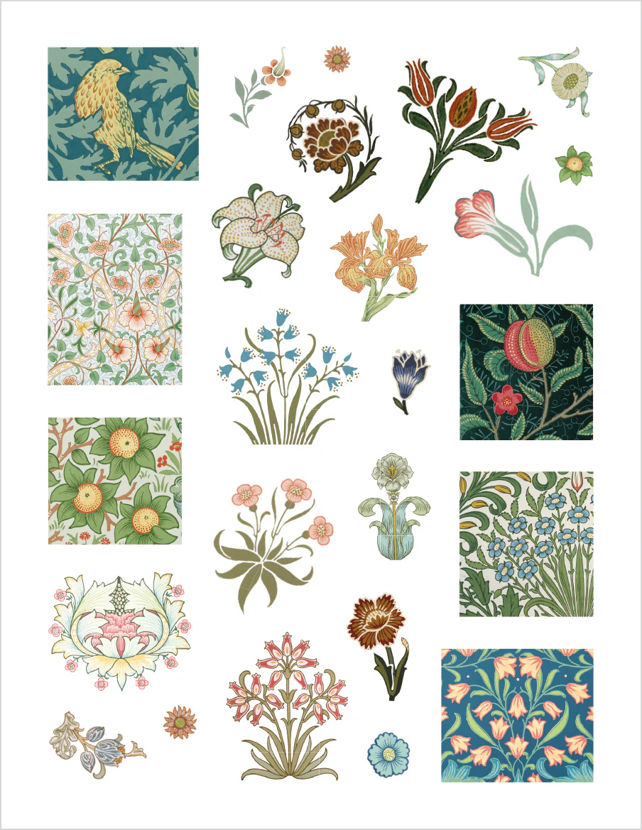 William Morris Sticker Book - Image 3